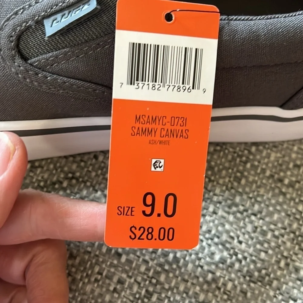 Lugz Men's Sammy Grey Slip-On Sneakers